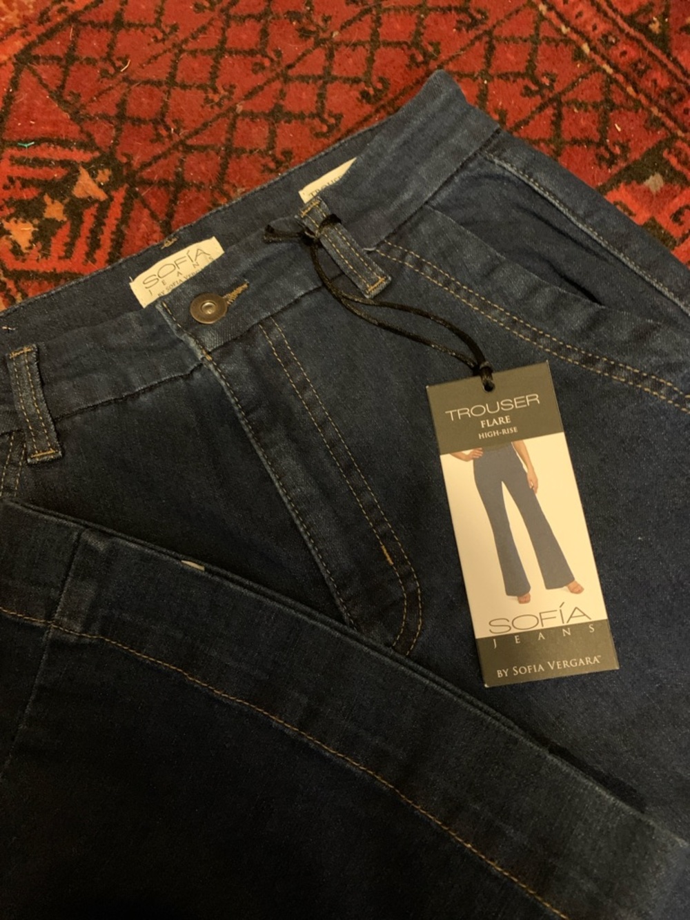 sofia by sofia vergara Dark Blue Flare Jeans